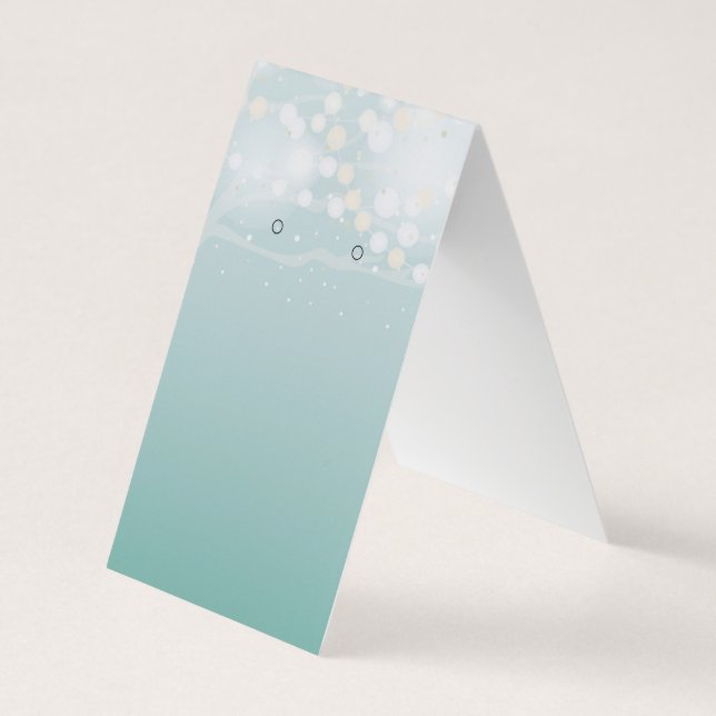 Cartes d'affichage pour oreilles à la mode pendant (Dos)