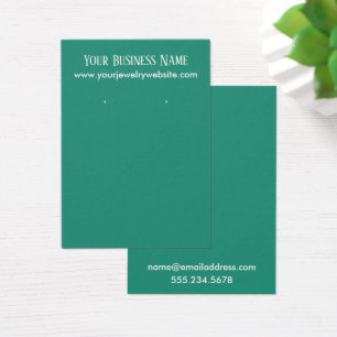 Cartes d'affichage simples, minimes et vertes