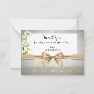 Cartes Daisy Merci