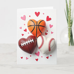 Cartes d'amour pour les sports