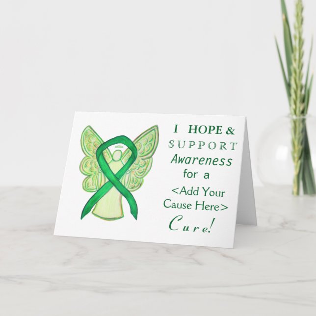 Cartes d'angle de cause personnalisées pour le rub (Devant)