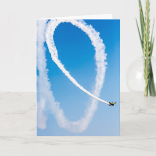 CARTES D'ANNIVERSAIRE AIRSHOW AEROBATICS (PILOTE S