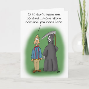 Cartes d'anniversaire amusantes : Continuer à marc