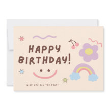 Cartes d'anniversaire amusantes pour les enfants