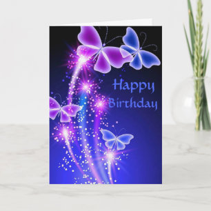 Cartes d'anniversaire : Baisers de papillon