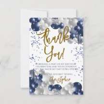 Cartes d'anniversaire Ballons de la Marine