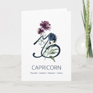 Cartes d'anniversaire Capricorn