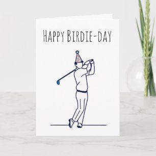 cartes d'anniversaire de golf