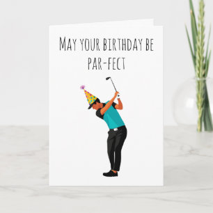cartes d'anniversaire de golf
