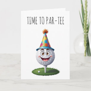cartes d'anniversaire de golf