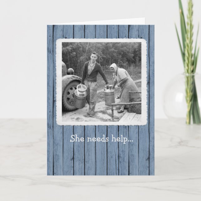 Cartes d'anniversaire de Jugs de lait (Devant)