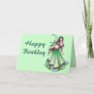 Cartes d'anniversaire de la danseuse du ventre