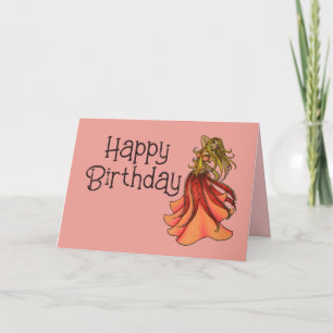 Cartes d'anniversaire de la danseuse du ventre