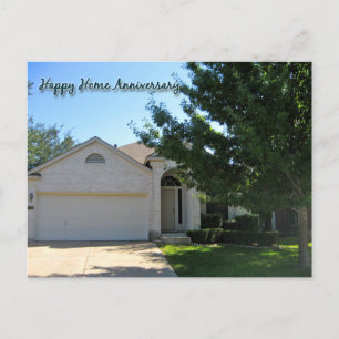 Cartes d'anniversaire de maison heureuse