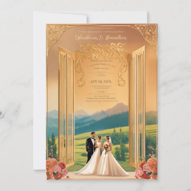Cartes d'anniversaire de mariage 5x7 tendances
