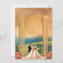 Cartes d'anniversaire de mariage 5x7 tendances
