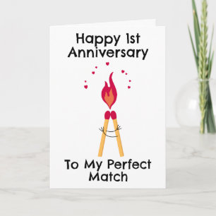 cartes d'anniversaire de premier mariage amusantes