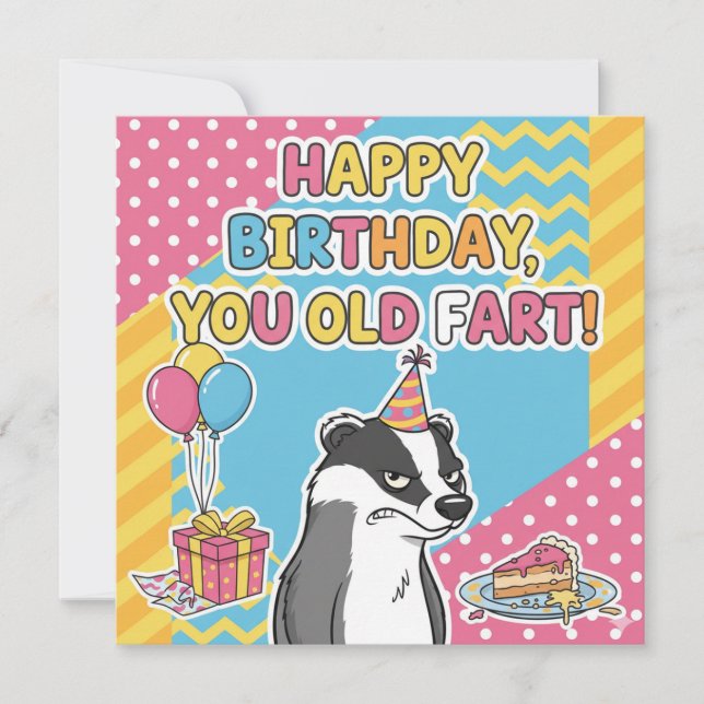 cartes d'anniversaire drôles (Devant)