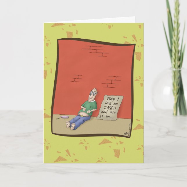 Cartes d'anniversaire drôles : Jour accomplissant (Devant)