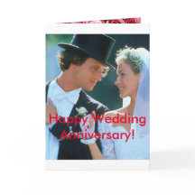 Cartes d'anniversaire mariage
