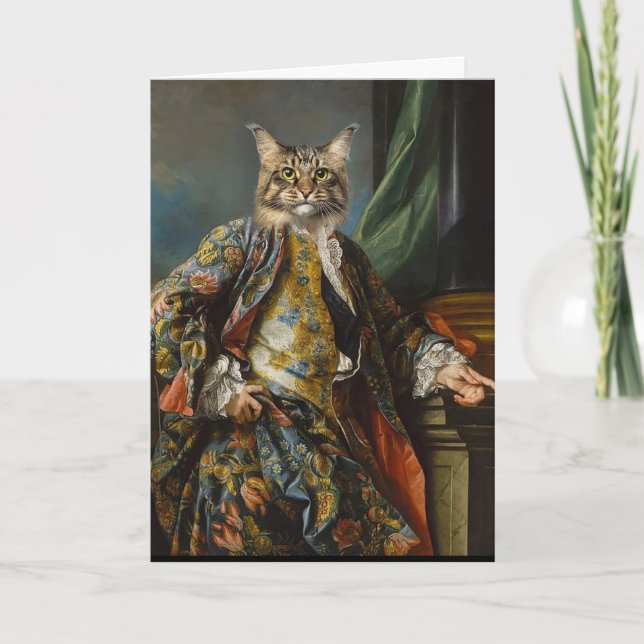 CARTES D'ANNIVERSAIRE POUR FRÈRE CHAT DE LA RENAIS (Devant)