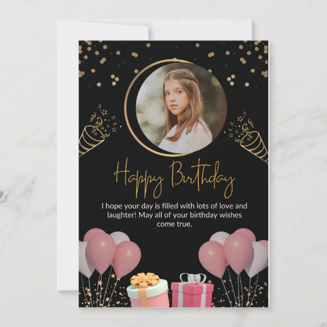 Cartes d'anniversaire pour la personne la plus heu (Devant)