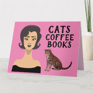CARTES D'ANNIVERSAIRE RETRO ART FEMME