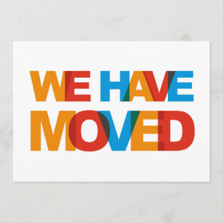 Cartes d'annonce de changement d'adresse