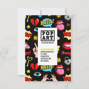 Cartes dans le style comique