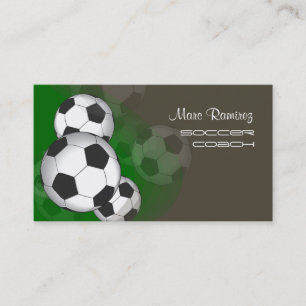 Cartes d'appel des entraîneurs de football ou des
