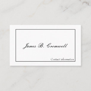 Cartes d'appel victoriennes de Gentleman