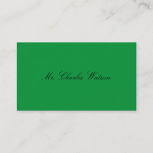Cartes d'appel victoriennes de Gentleman Vert