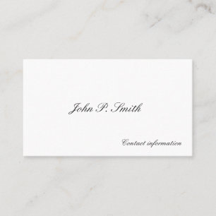 Cartes d'appel victoriennes pour hommes