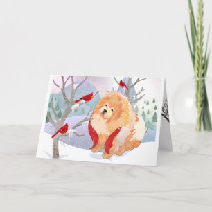 CARTES d'art CONFORT & JOY rugueux Chow