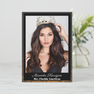 Cartes d'autographe de spectacle Midnight Bronze