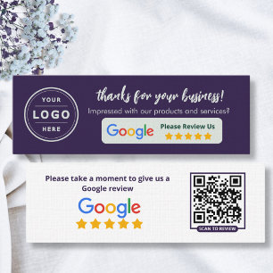 Cartes d'avis Google Business Deep Plum