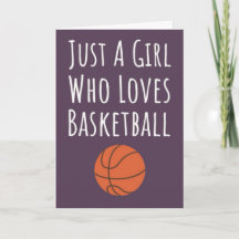 Cartes de Basketball Rose Mignon Pour Bébé Filles 