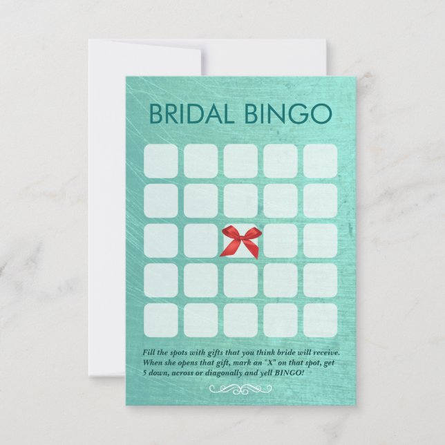 Cartes de Bingo Élégantes Monnaie Vert 5x5 (Devant)