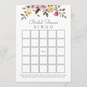 Cartes De Bingo Simplement Jolies Fêtes de l'marié