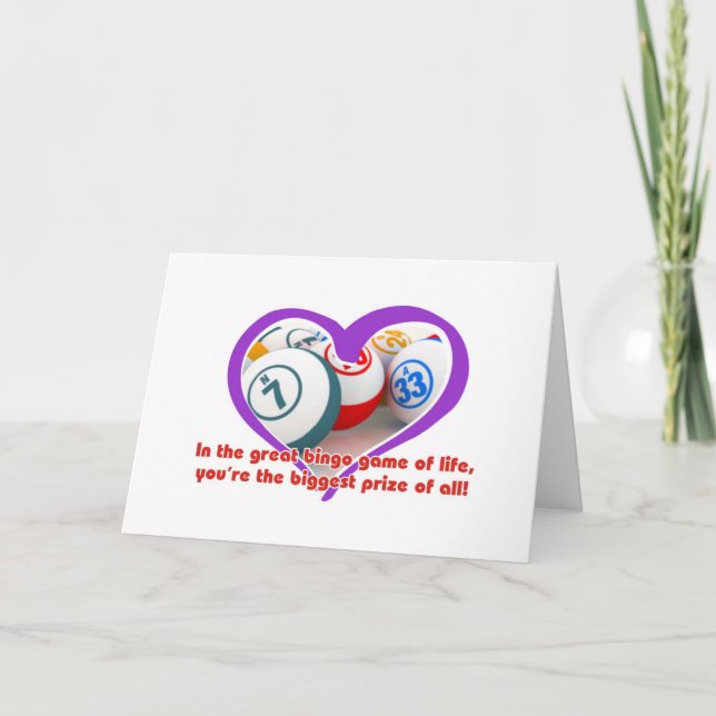 Cartes de bingo-test - romance (Devant)