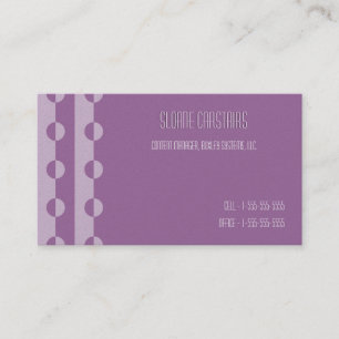 Cartes de biz à points de couleur changeables mode