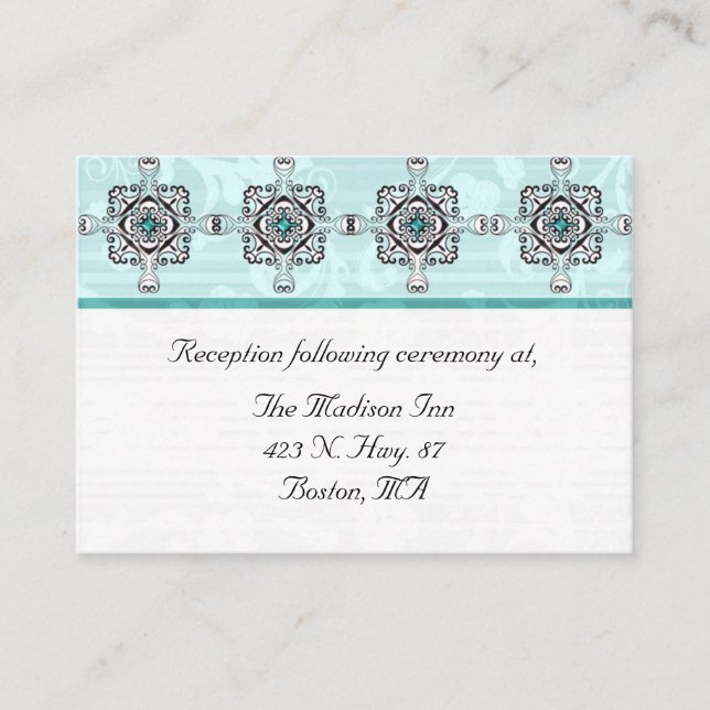 Cartes de boîtier Mariage élégantes (Devant)