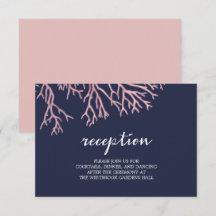 Cartes de boîtier Mariage en coraux rose-rose-rose