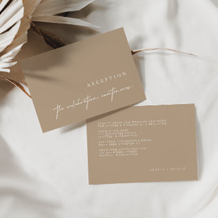 Cartes de boîtier Mariage minimaliste Élégantes