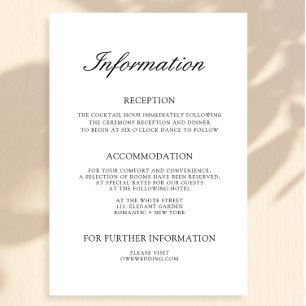 Cartes de boîtier Mariage simples et élégantes