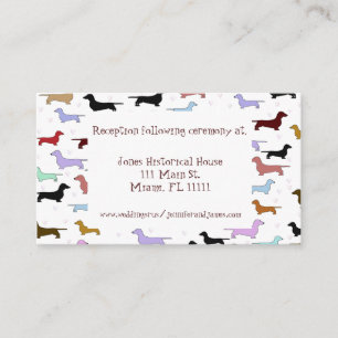 Cartes de boîtier Mariage Whimsical Dog