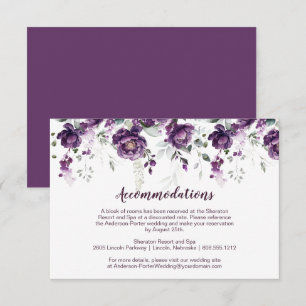 Cartes de boîtier pour pivoines violettes foncées