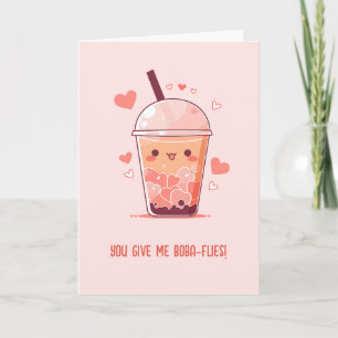 Cartes de Bubble Tea - Punition de thé au lait de