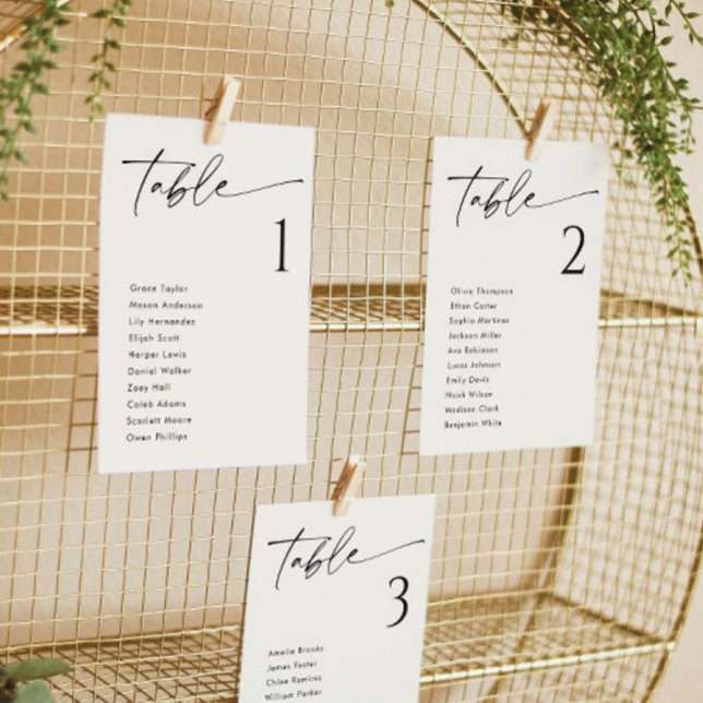 Cartes de carte de Mariage à crème élégante (Créateur téléchargé)