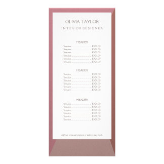CARTES DE CARTE DE PRIX